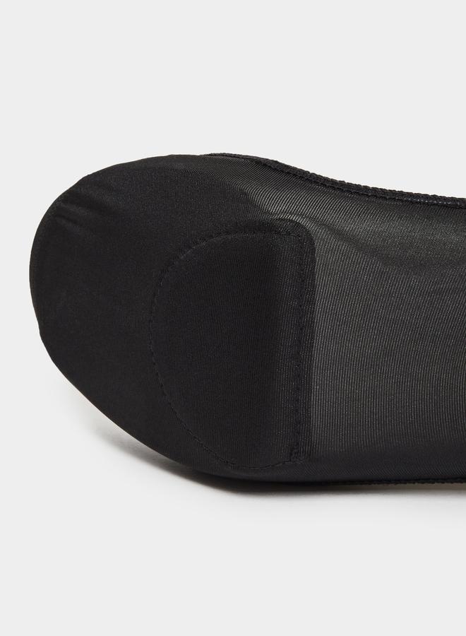 ستايلي طقم زوجين جوارب خفية سادة - Image 3